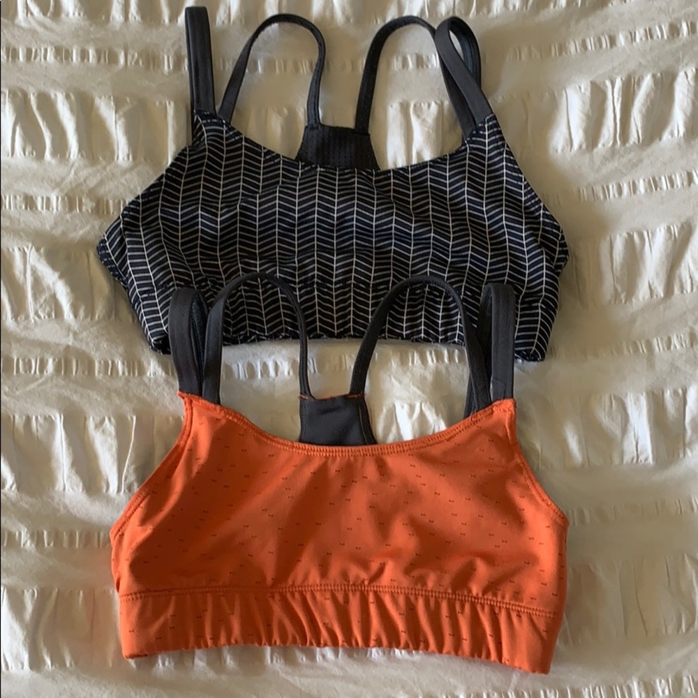 Two Oiselle Sports Bras Small